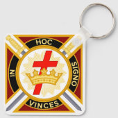 Porte-clés Templier de Chevalier (Dos)