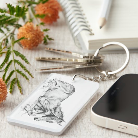 Porte-clés Temps calme (Devant droit)