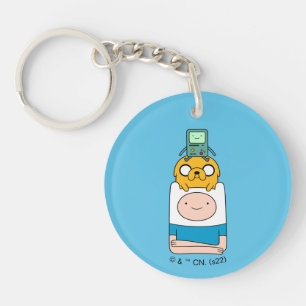 Porte-clés Temps d'aventure BMO, Jake & Finn
