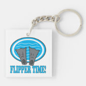 Porte-clés Temps de nageoire (Dos)