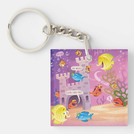 Porte-clés Temps vers Compte-Sous la mer (Devant)