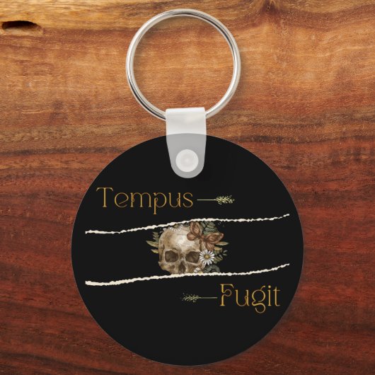Porte-clés Tempus fugit (Recto)