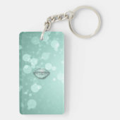 Porte-clés Tendance Cool Féminin,Bokeh,Lèvres,Embrasse-moi (Dos)