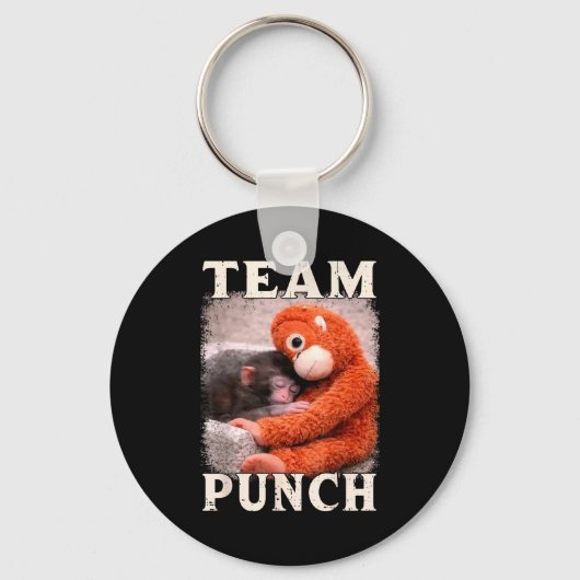 Porte-clés Tendance de mème de l'équipe de punch de bébé sing (Recto)