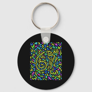 Porte-clés Tendance Gen Z Alpha Six Seven 6 7 _6