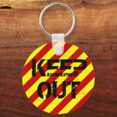 PORTE-CLÉS TENIR À L'ÉCART (Recto)