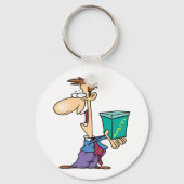 Porte-clés Tenir Une Boîte De Qualité (Recto)