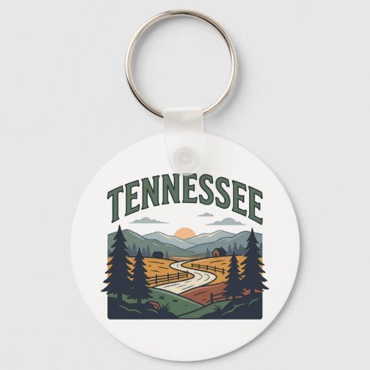 Porte-clés Tennessee Paysage (Recto)