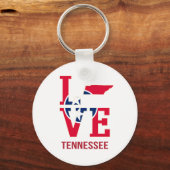 Porte-clés Tennessee USA State Love (Recto)
