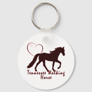 Porte-clés Tennessee Walking Horse Hearts