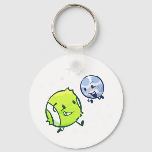 Porte-clés Tennis Ball Et Duo Math Golf Ball