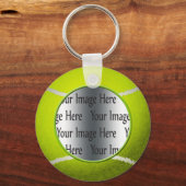 Porte-clés tennis ball photo (Recto)