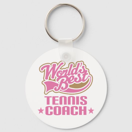 Porte-clés Tennis Coach Gift (Recto)