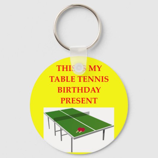 Porte-clés tennis de table (Recto)