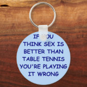 Porte-clés tennis de table (Recto)