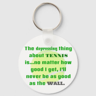 Porte-clés Tennis Joke Gift For Laughs Tennis Ball