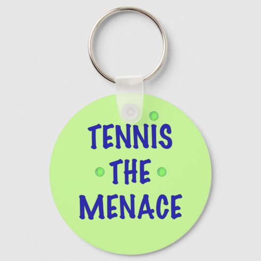 Porte-clés Tennis la Menace (Recto)