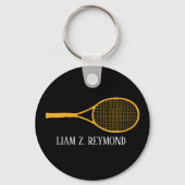 Porte-clés Tennis Racquet Porte - clé sportif (Recto)