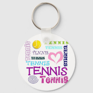 Porte-clés Tennis répétitif