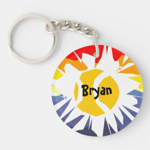 Porte-clés Tennis Rompre par la fenêtre sports personnalisés