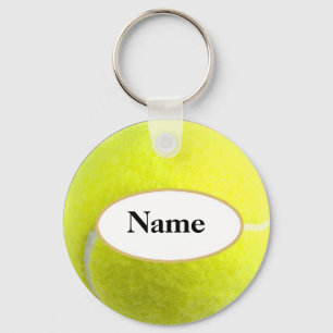 Porte-clés tennis with your name on it