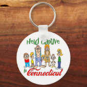 Porte-clés Tenu captif dans le Connecticut (Recto)