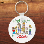 Porte-clés Tenu captif en Idaho (Recto)