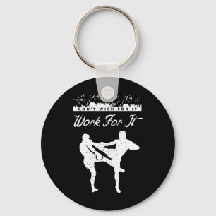 Porte-clés Tenue de kickboxing drôle pour un kickboxeur _6