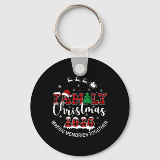 Porte-clés Tenue de Noël assortie pour la famille 2026 Squad