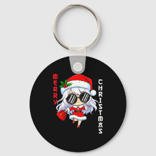 Porte-clés Tenue de pyjama de Noël anime mignonne drôle de va