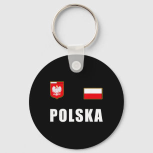 Porte-clés Tenue Pologne Pour Hommes Femmes Polonais Concepti