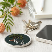 Porte-clés Terme arabe palestinien avec Olivier palestinien (Côté)