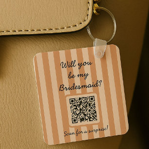 Porte-clés Terra Cotta Bridesmaid Proposition Sac Photo Charm