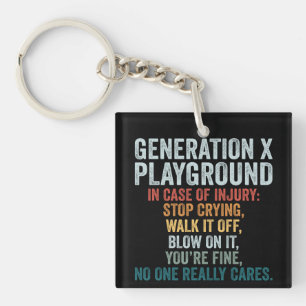 Porte-clés Terrain de jeu Generation X en cas de blessure Cad