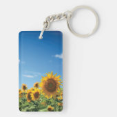 Porte-clés Terrain de tournesol (Dos)