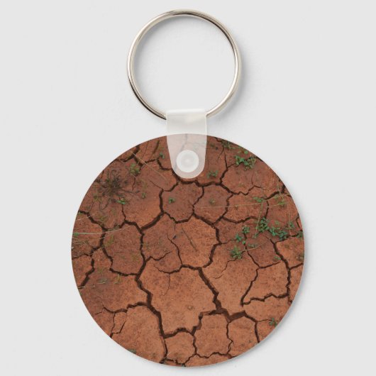 Porte-clés terrain sec et fissuré (Verso)