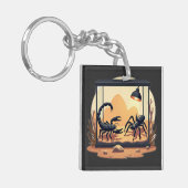 Porte-clés Terrarium pour scorpion Habitat (Devant gauche)