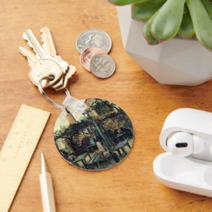 Porte-clés Terrasse d'un café, Montmartre par Vincent van Gog