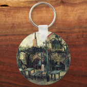 Porte-clés Terrasse d'un Café sur Montmartre La Guinguette (Recto)