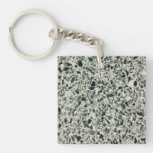Porte-clés Terrazzo Vert Moderne (Devant)