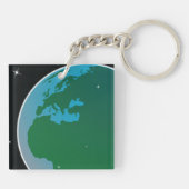 Porte-clés Terre de l'espace (Dos)