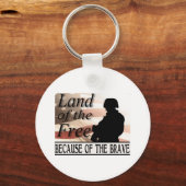 Porte-clés Terre des Libres à cause des Braves (Recto)