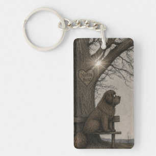 Porte-clés Terre-Neuve de conte de fées