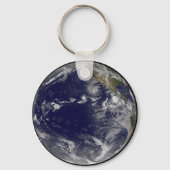 Porte-clés Terre Pleine Montrant Diverses Tempêtes Tropicales (Verso)