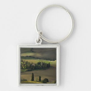Porte-clés Terres agricoles autour de Montepulciano, Toscane,