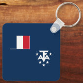 Porte-clés Terres australes françaises de l'Antarctique (Verso)