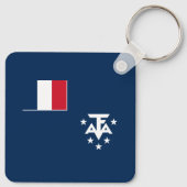 Porte-clés Terres australes françaises de l'Antarctique (Dos)