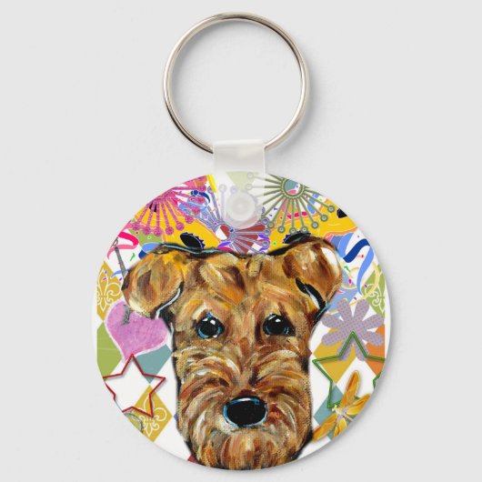 PORTE-CLÉS TERRIER AIRDALÉ (Recto)
