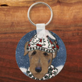PORTE-CLÉS TERRIER AIREDALE (Recto)