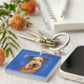PORTE-CLÉS TERRIER AIREDALE (Devant Droit)